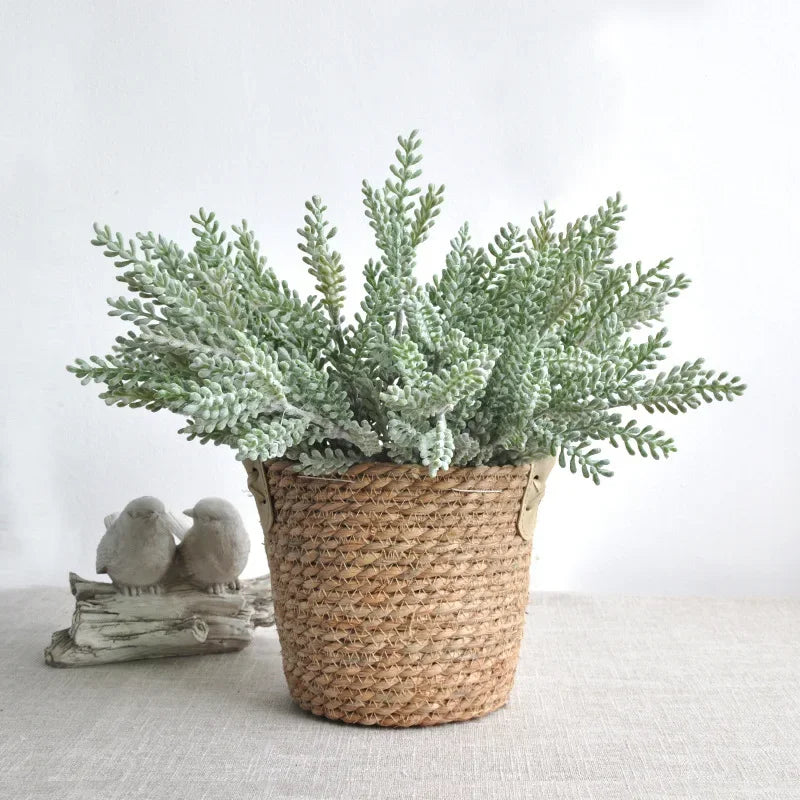 Artificial wheat stalk with decorative fruit branches - vue 3 sur 9