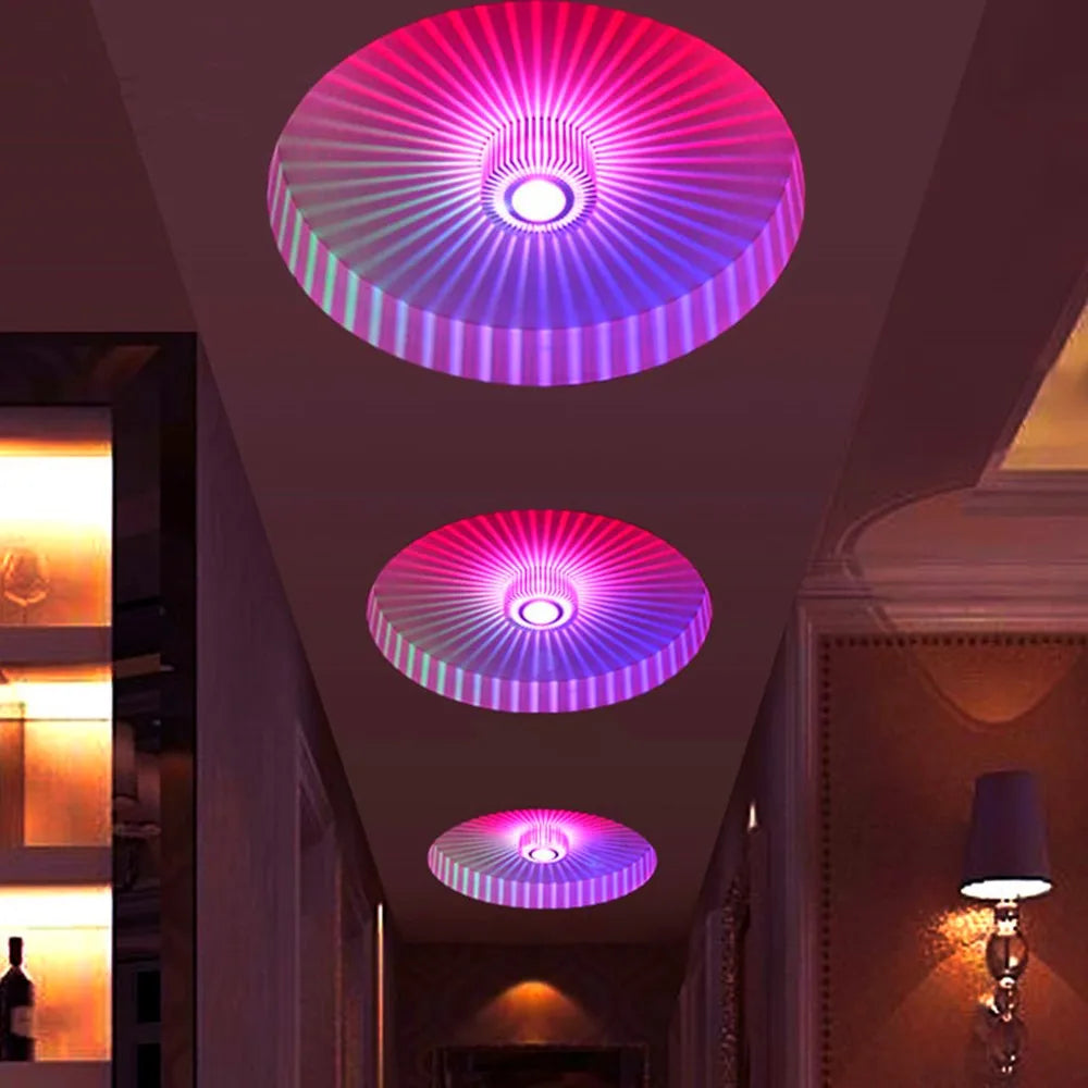 Surface mounted aluminium recessed LED spot light