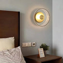 Modern glass LED wall light for Nordic interior decoration