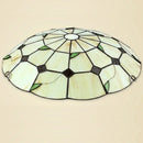 Mediterranean bohemian Tiffany stained glass chandelier for interior decor