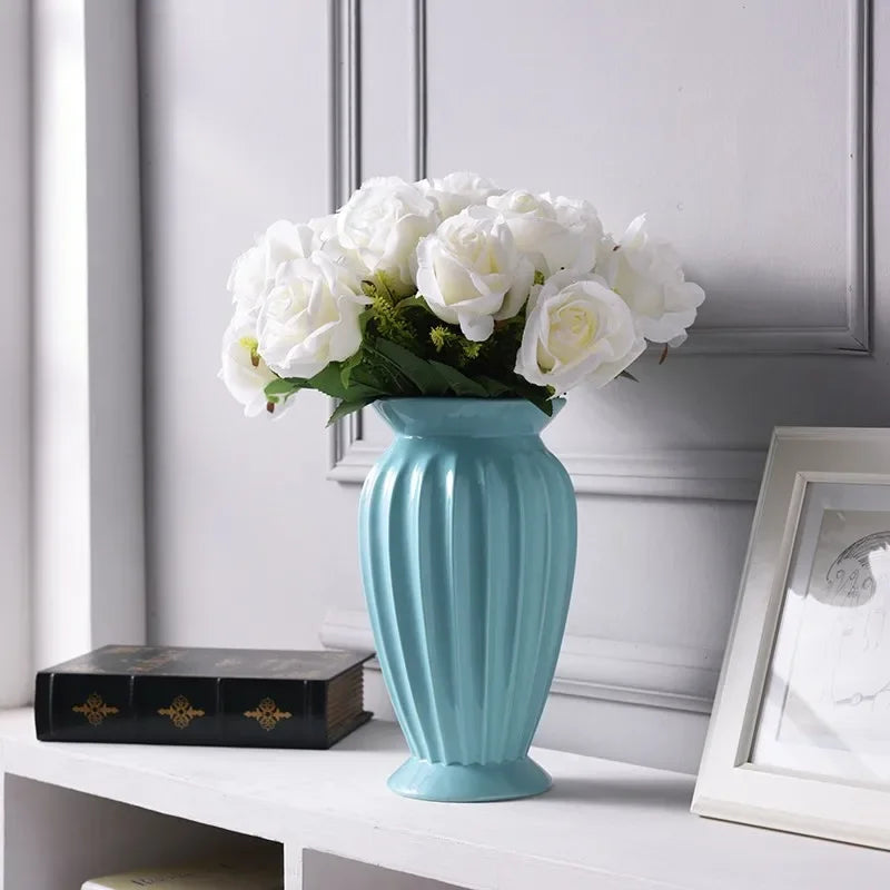 minimalist ceramic vase European style modern decoration