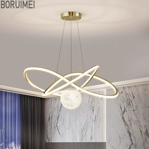 Modern aluminium pendant light for elegant interior decor