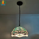 Scandinavian dragonfly chandelier tiffany style retro designer garden lighting