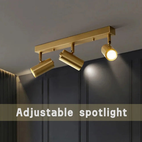 Modern chandelier with LED spotlights for indoor spaces - vue 2 sur 8
