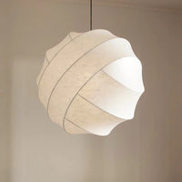 Wabi sabi silk pendant light for modern interior decor