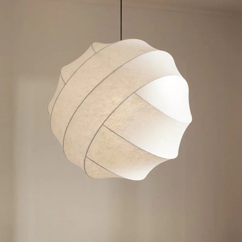 Wabi sabi silk pendant light for modern interior decor