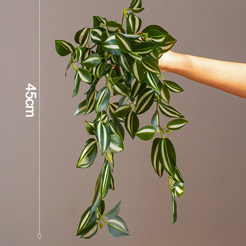 Artificial hanging rattan plants for indoor decoration - vue 9 sur 12