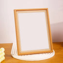Wooden photo frame for family portraits and travel memories