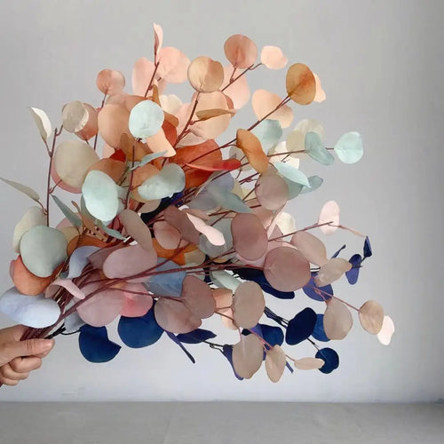 Artificial eucalyptus branch for wedding, garden and party decoration - vue 7 sur 14