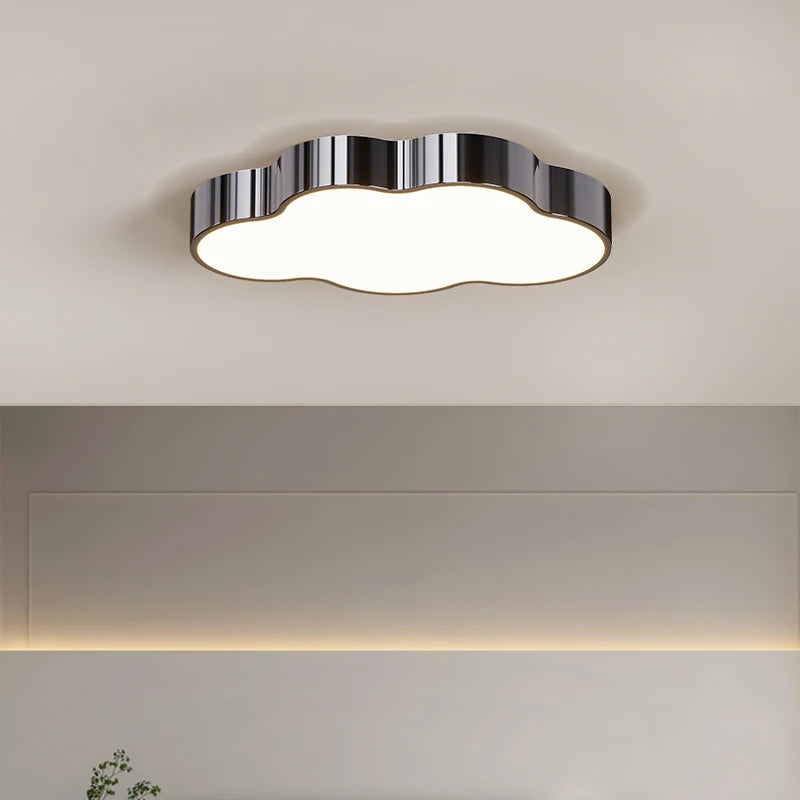Wrought iron LED ceiling light for indoor decorative lighting - vue 5 sur 24
