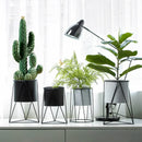 modern iron plant stand for indoor and outdoor decoration