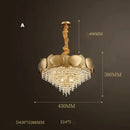 modern crystal chandelier with tassels and stainless steel