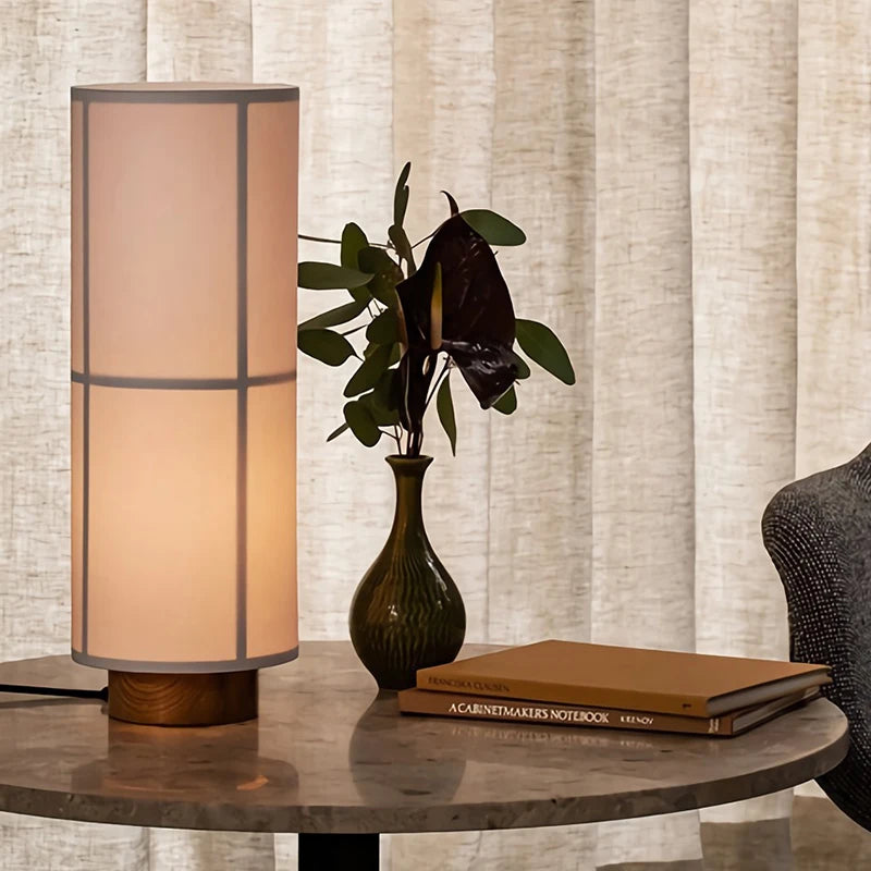 Wabi sabi fabric LED chandelier for interior decoration - vue 4 sur 13