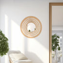 European style luxury circular wall decorative mirror
