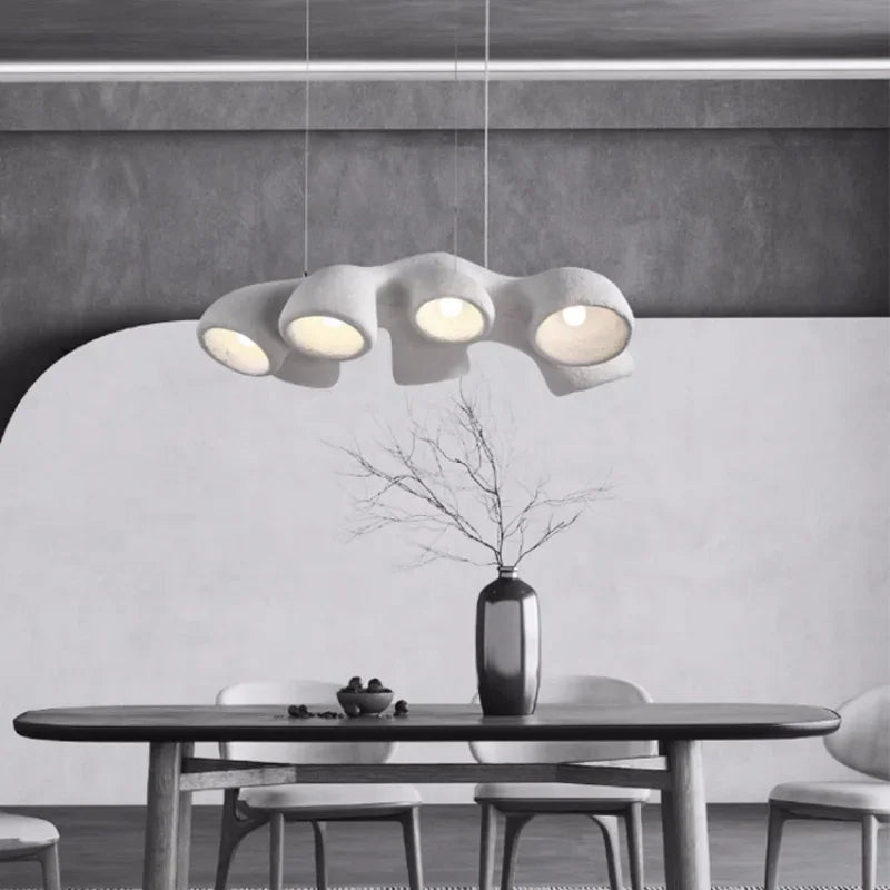 Japanese wabi-sabi pendant light for elegant interior decor