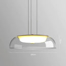 Modern LED pendant light with glass cover