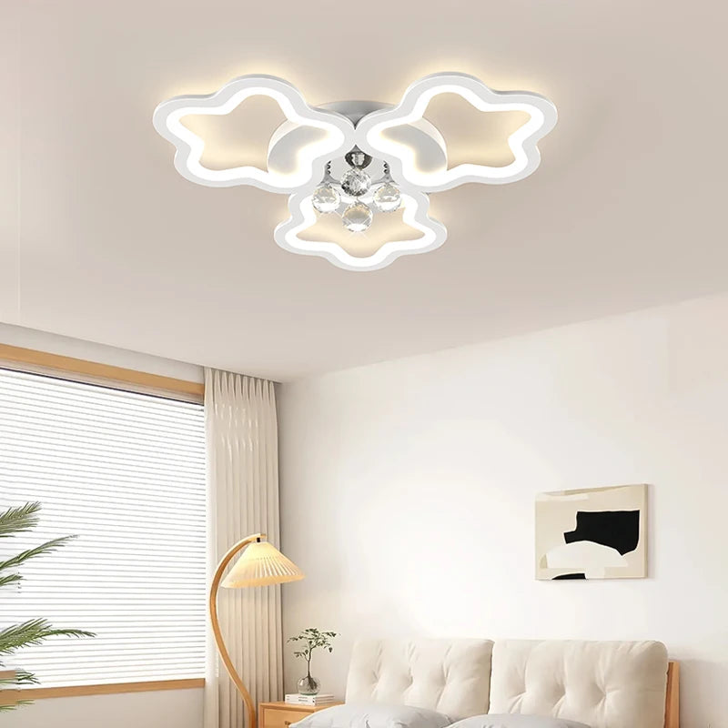 Modern pumpkin-style luxury crystal ceiling light 2024 for the whole house - vue 6 sur 9