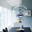 Modern spherical planetary light, coffee shop, tea restaurant, bar designer, interior decoration light