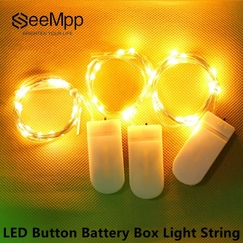 Waterproof led copper wire string lights for festive decorations - vue 2 sur 15