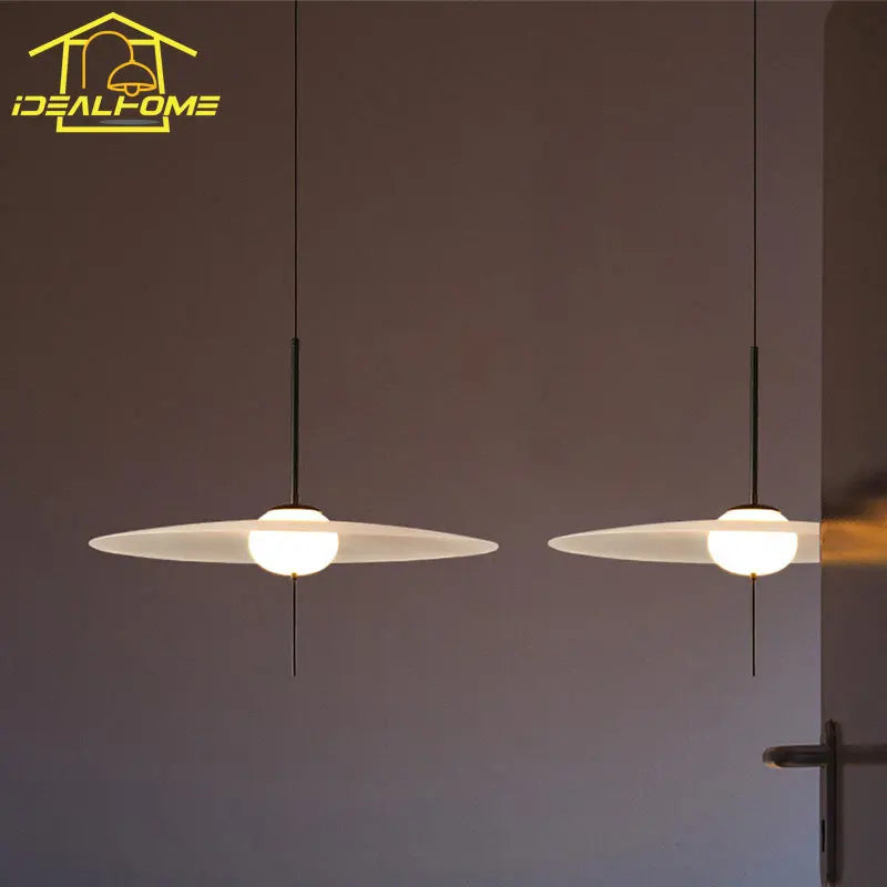 Nordic design decorative flying saucer LED pendant light