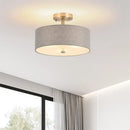 Vintage fabric ceiling light for a warm and welcoming atmosphere