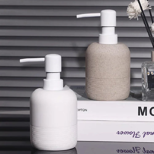 luxury bathroom stoneware emulsion bottle - vue 3 sur 11