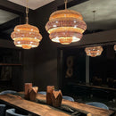 Creative bohemian rattan lamps