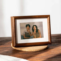 Premium personalised wooden wedding photo frame