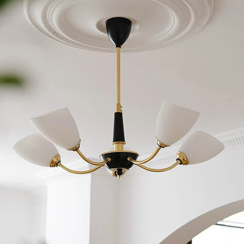 Modern nordic LED chandelier for elegant interiors - vue 4 sur 11