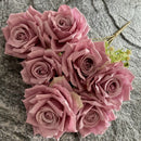 Artificial silk rose for decoration and wedding photography