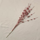 Festive New Year 2024 decoration with sparkling berries and flowers