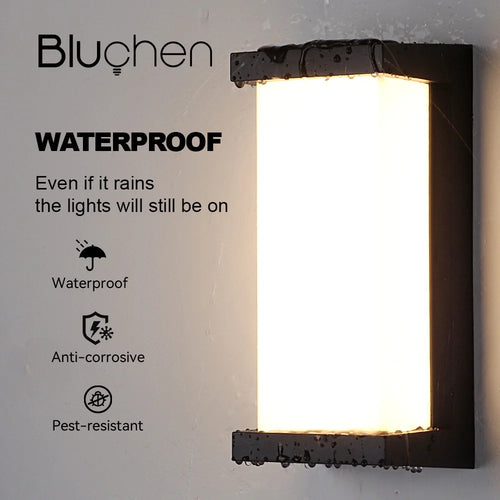 Waterproof outdoor LED wall light for decorative lighting - vue 2 sur 9