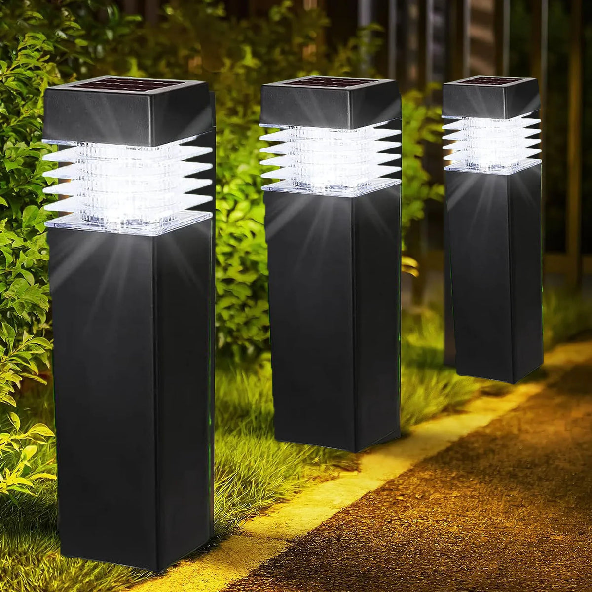 Waterproof solar LED garden lights for outdoor lighting