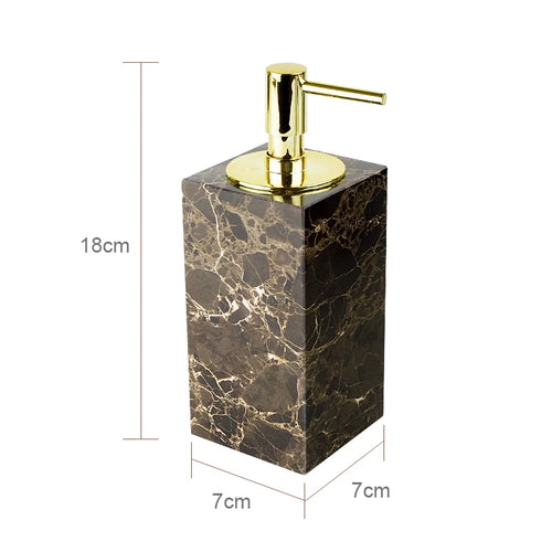 natural marble bathroom accessories luxury set - vue 25 sur 27