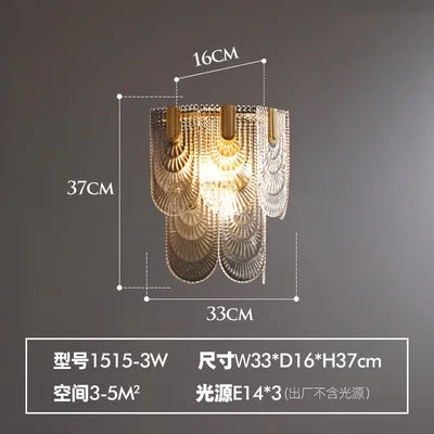 Retro crystal glass chandelier for elegant interior decor - vue 11 sur 10