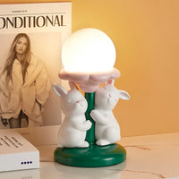 Cute bunny kawaii desk lamp princess decoration luxury gift