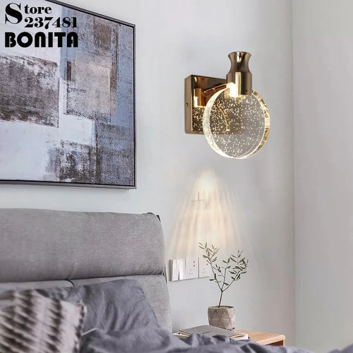 applique murale de luxe en cristal pour intérieur élégant - vue 3 sur 7