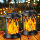 Solar flame lamp for garden waterproof outdoor decoration