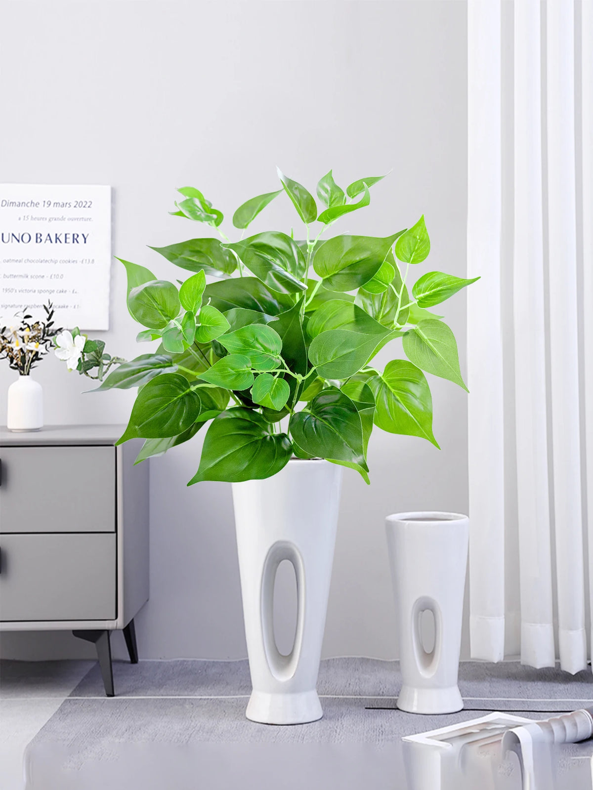 Decorative artificial scindapsus plants for indoor and outdoor use - vue 4 sur 9