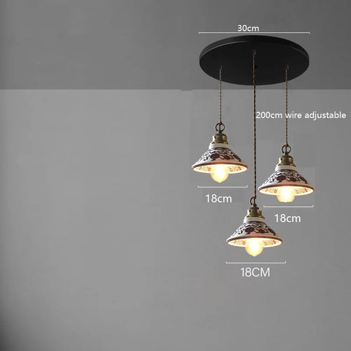 Suspension led en céramique moderne simple - vue 28 sur 29