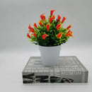 Artificial bonsai flower in pot for indoor and outdoor decoration