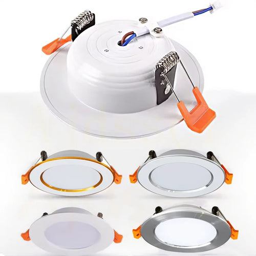 spot led encastrable trois tons lumière encastrée moderne - vue 2 sur 9