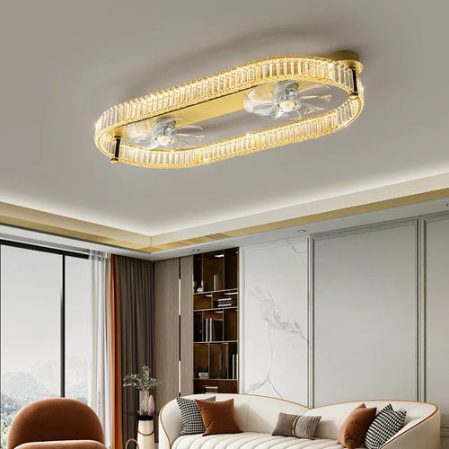 Modern crystal ceiling light for elegant interiors