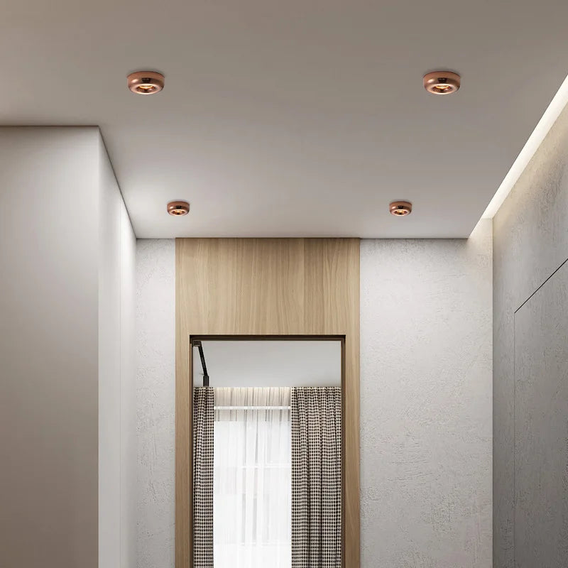 Integrated LED ceiling light for discreet modern lighting - vue 4 sur 9