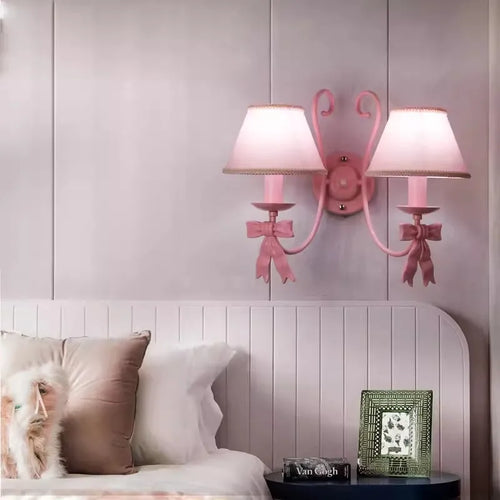 Cute decorative wall light for modern girl's bedroom - vue 3 sur 8