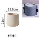 Concrete  Planter Flowerpot Silicone Molds DIY Clay Plaster mold Large Size Planter Pot Mold Creative Flower Pot Silicon Molds