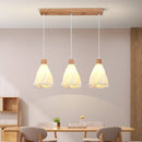 Modern semi-circular LED chandelier for bar, restaurant, shop