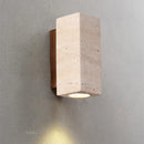 Wabi sabi travertine LED decorative indoor wall light