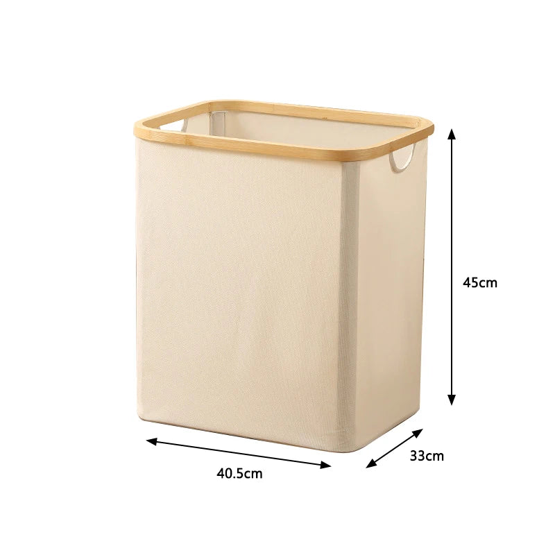 foldable laundry basket with oxford fabric lid - vue 11 sur 17
