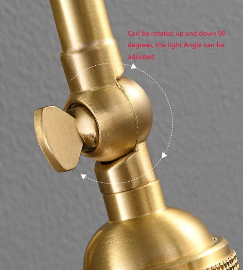Nordic copper wall light with rotating arm - vue 6 sur 6